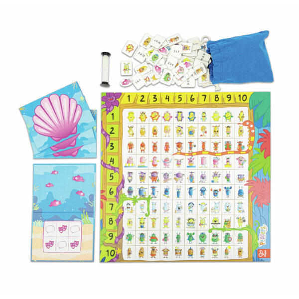 KOMPLET ZABAVNIH MATEMATIČNIH IGER S POŠASTMI – štiri igre v kompletu - Image 5